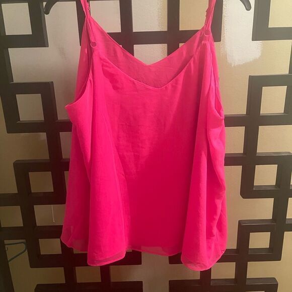 Torrid - NWT - Embroidered Cami - Bright Neon Pink - Picture 7 of 7